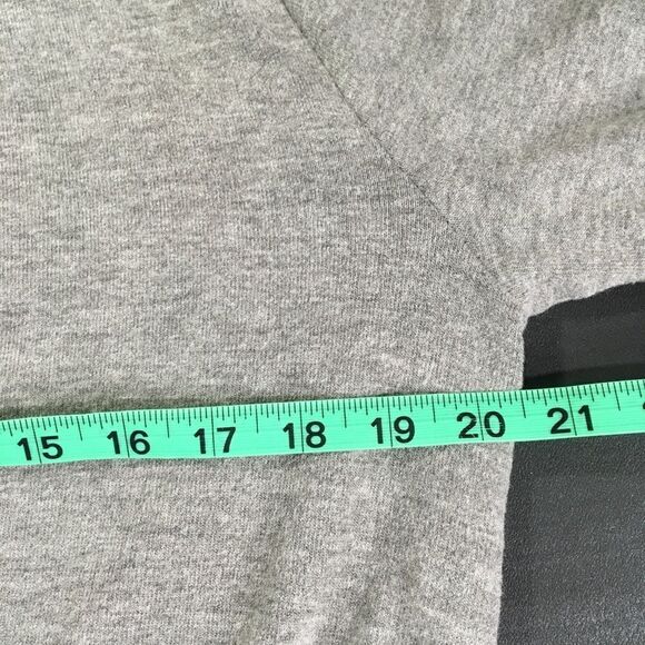 CUPCAKES & CASHMERE GRAY OPEN FRONT TIE WAIST LONG SLEEVE CARDIGAN L MINIMALIST - Picture 5 of 8